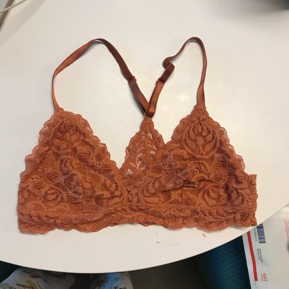 Orange bralette